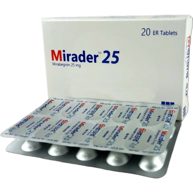 Mirader 25 mg Tablet 10's Strip image