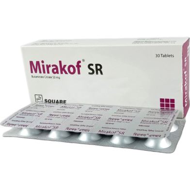 Mirakof SR 50 mg Tablet 10's strip image