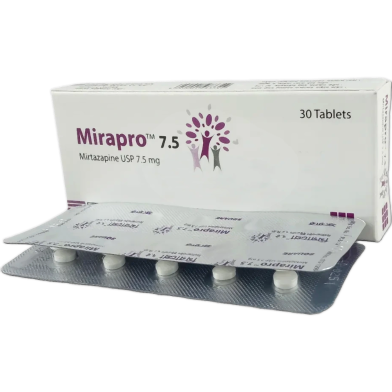 Mirapro 7.5 mg Tablet 10's Strip image