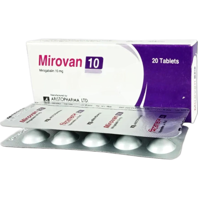 Mirovan 10 mg Tablet 10's Strip image