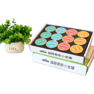 Miso Cat Broth Can Food 4 Flavors Mixed - (Chicken and Cod Meat, Chicken Breast, Tuna, Tuna and Salmon) (30g* 24pcs) 720g image