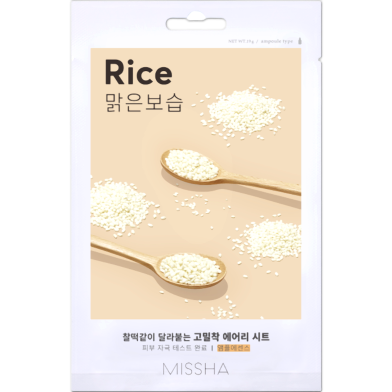 Missha Airy Fit Sheet Mask Rice 19gm image