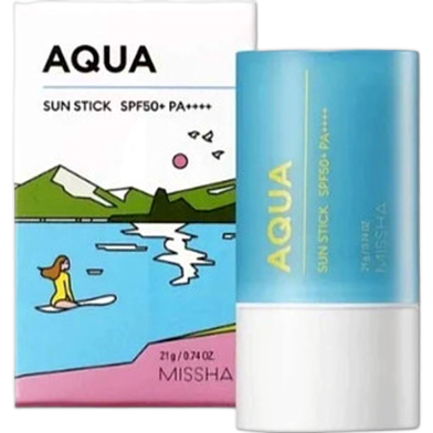 Missha All Around Safe Block Aqua Sun Stick SPF 50Plus PAPlusPlusPlusPlus 21 gm image
