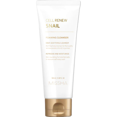 Missha Cell Renew Snail Foaming Cleanser 100ml image
