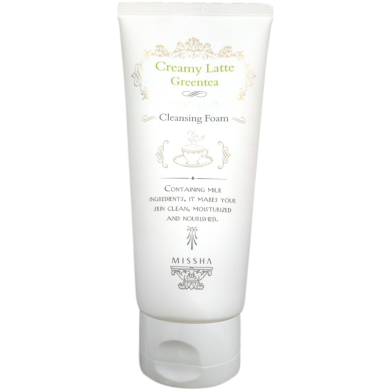 Missha Creamy Latte Green Tea Cleansing Foam 172ml image
