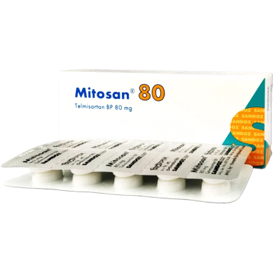 Mitosan 80 mg Tablet 10's Strip image