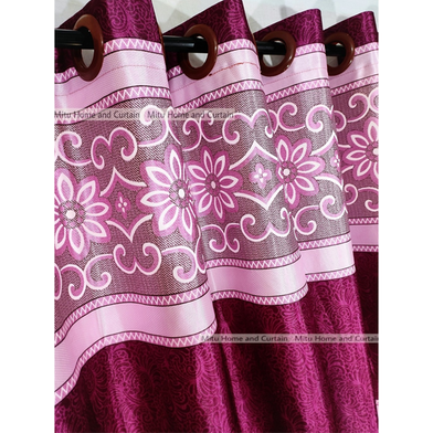 Mitu Home and Curtain 4 Kuchi Indian Synthetic Window Protector Porda (45×80 Inch) - R2 Slide 2