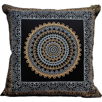 Mitu Home and Curtain Cushion Cover 100 Percent Cotton 16×16 Inch Washable Zipper 1 Pc image