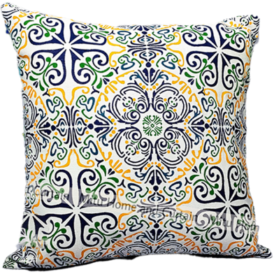Mitu Home and Curtain Cushion Cover 100 Percent Cotton 16×16 Inch Washable Zipper 1 Pc image