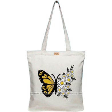 Mitu Home and Curtain Premium Zipper Canvas Tote Bag Trendy Women Shopping University And College Bag image