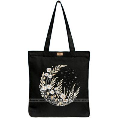Mitu Home and Curtain Premium Zipper Canvas Tote Bag Trendy Women Shopping University And College Bag image
