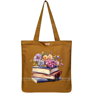Mitu Home and Curtain Premium Zipper Canvas Tote Bag Trendy Women Shopping University And College Bag image