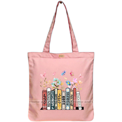 Mitu Home and Curtain Premium Zipper Canvas Tote Bag Trendy Women Shopping University And College Bag image