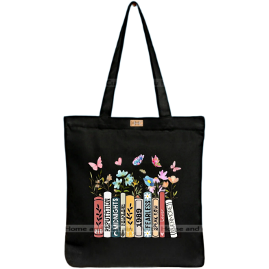 Mitu Home and Curtain Premium Zipper Canvas Tote Bag Trendy Women Shopping University And College Bag image