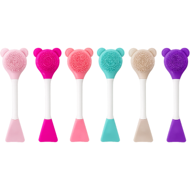 Mixing And Blackhead Remover Silicone Face Cleaning Brush -1 Pc image