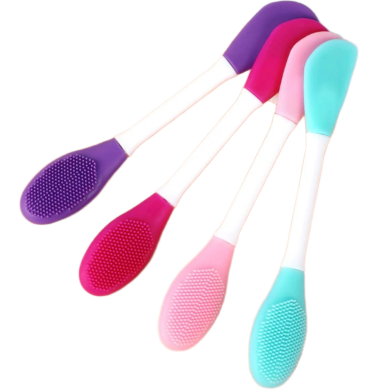 Mixing And Blackhead Remover Silicone Face Cleaning Brush -1pcs image