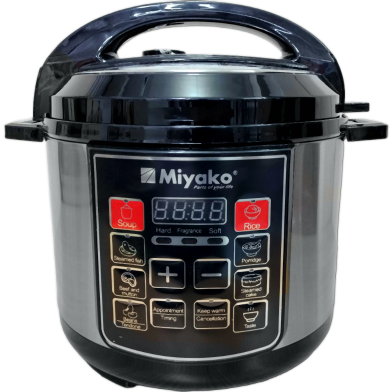 Miyako 5 Liter Electric Pressure Cooker With 8 Cooking Setup image