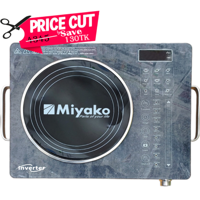 Miyako All Pot Supported Inverter Infrared Cooker (ATC-102YK)-2200W image