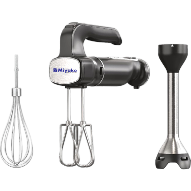 Miyako Foodi Power Hand Mixer Come Hand Blender Combo Immersion Blender And Egg Beater 1200 Watts image