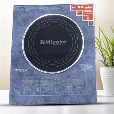 Miyako Induction Cooker Inverter Technology Electric Induction Stove Touch Panel Auto Shut Off and Temperature Control TC - 101-YK image
