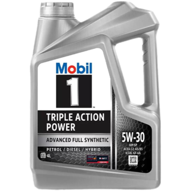 Mobil 1 Triple Action Power 5W-30 Full Synthetic Motor Oil – 4 Lt. image