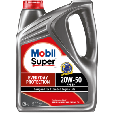 Mobil Super 20W-50 Mineral Engine Oil 4L image