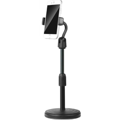 Mobile Phone Holder Stand 360 Rotate for Live Streaming Shoot YouTube TikTok Video Round Base Smartphone – Mobile Stand image