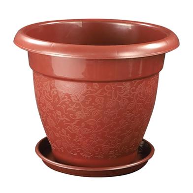 Tel Modern Flower Tub 16 Inch (20L) With Tray RW image