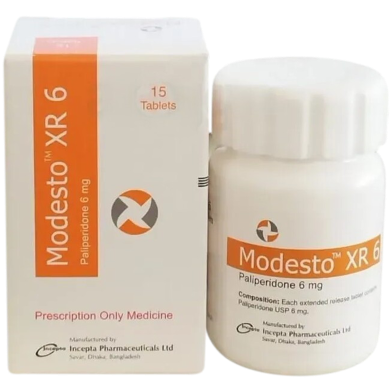 Modesto XR 6 mg Tablet (Extended Release) 15's Tablet image