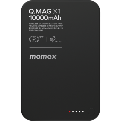 Momax Q.Mag X1 Gen 2 10000mAh 15W Magnetic Wireless Power Bank image