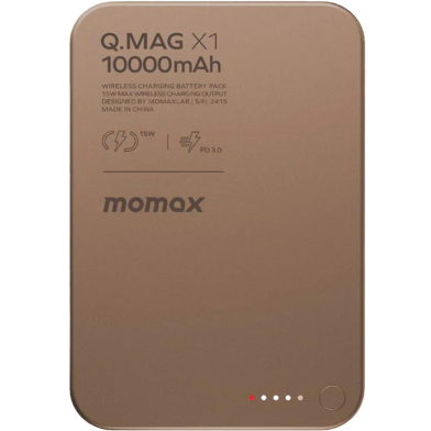 Momax Q.Mag X1 Magnetic Wireless Power Bank - 10000mAh image