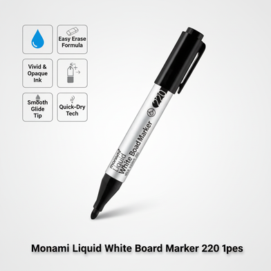 Monami Liquid White Board Marker 220 1pes Slide 2