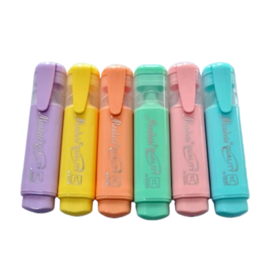 Mondate Pastel Colour Highlighter 6Pcs image