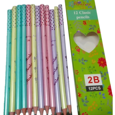 Mondete 2B Pencil 12 Pcs Box image