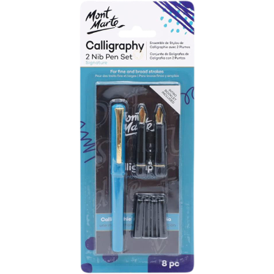 Mont Marte Calligraphy Set - 2 Nib 8pc image