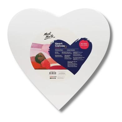 Mont Marte Canvas Heart Shaped 40cm image