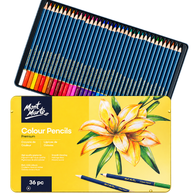 Mont Marte Colour Pencils Set - 36 Pcs image