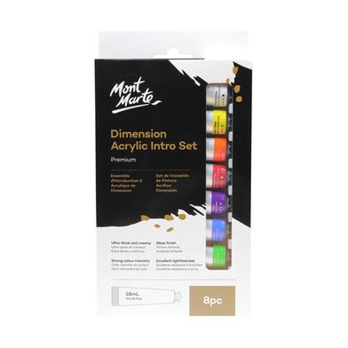 Mont Marte Dimension Acrylic Intro Set 8pce x 18ml image