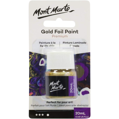 Mont Marte Gold Foil Paint 20ml Bottle image