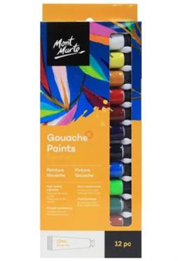 Mont Marte Gouache 12pc x 12ml image
