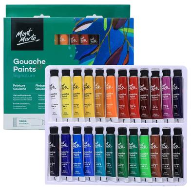 MONT MARTE Ensemble Pour Peinture à La Gouache - 12ml