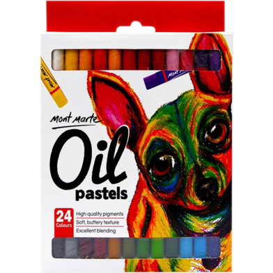 Mont Marte Oil Pastels-24 Colours image