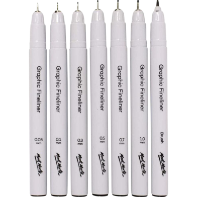 Mont Marte Premium Graphic Fineliners 7pcs image