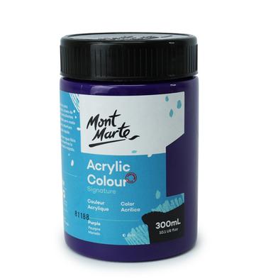 Mont Marte Signature Acrylic Paint 300ml Pot - Purple image
