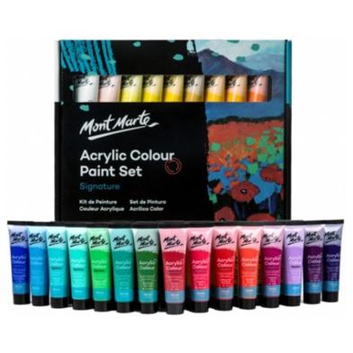 Mont Marte Signature Acrylic Paint Set 36 Pcs 36ml Tubes image