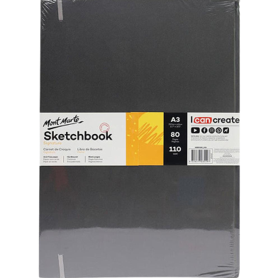 Mont Marte Signature Sketch Book - Hardbound A3 110gsm 80 Sheet image