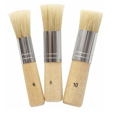 Mont Marte Studio Stencil Mop Brushes 3 Pcs Pack image