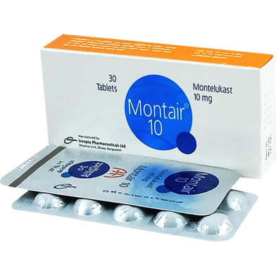 Montair 10mg (1 Strip) - 10 Tablets image