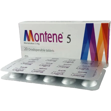 Montene 5 mg - 10's Strip ODT image