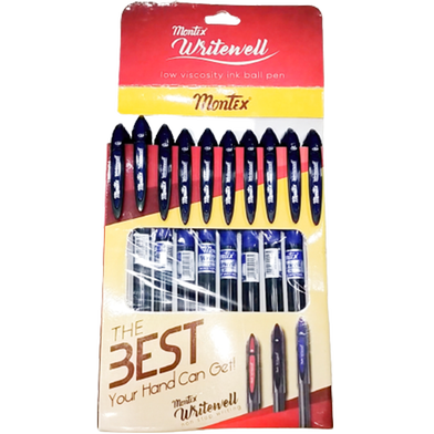 Montex Writewell Ball Pen Blue Ink image